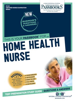 cover image of HOME HEALTH NURSE